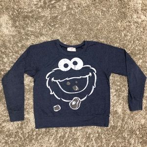 Cookie Monster Mighty Fine Long Sleeve
